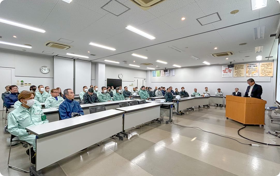 座学研修の様子の写真